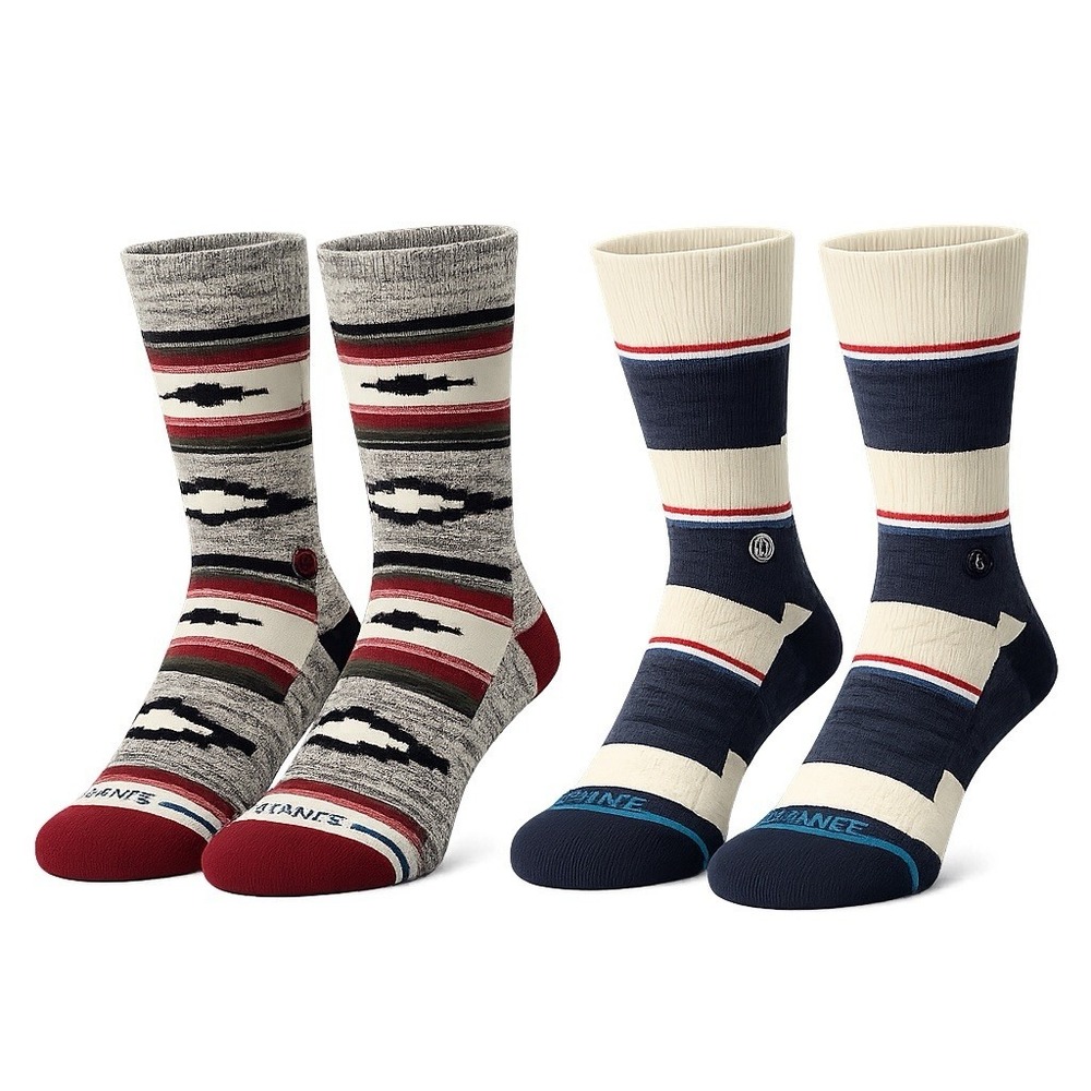 Stance Dwyane Wade Collection Crew Socks 2-Pack L Men’s 6-12 NWT 4 Pairs